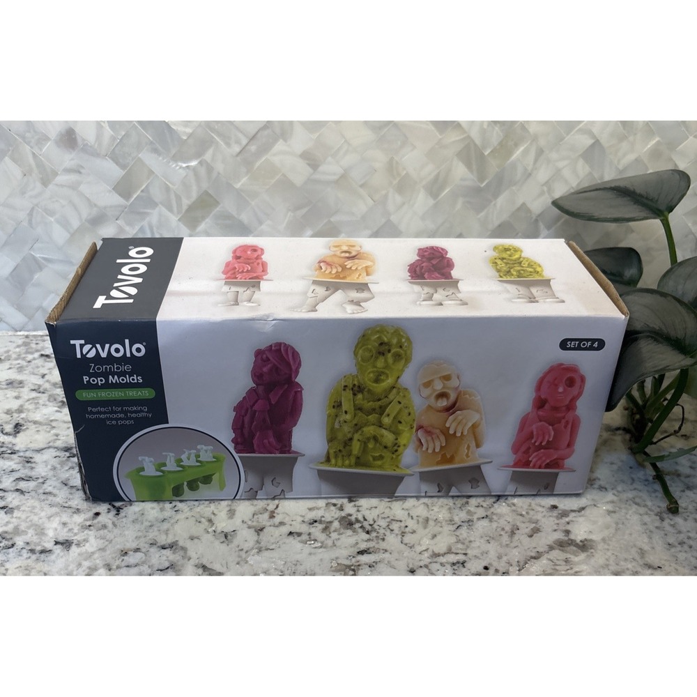 Tovolo Pop Molds Zombie Silicone Halloween Spooky Fun Kids Summer Novelty